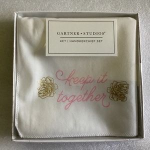 Lot of 3 Gartner Studios 4 CT. Handkerchief Set New In Box